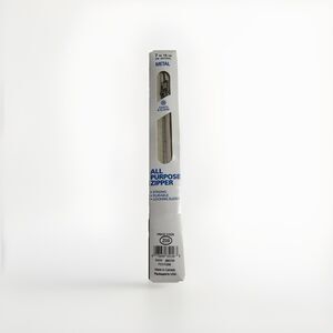 Coats Clark All Purpose Metal Zipper 7" Inch Natural F21 7 256 Locking Slider